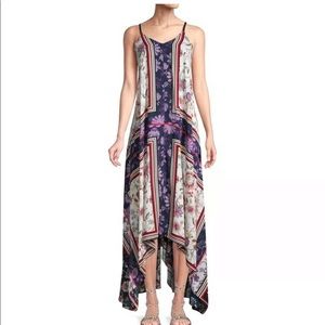 Nanette Sz.2 Lepore Floral-print V-neck Maxi